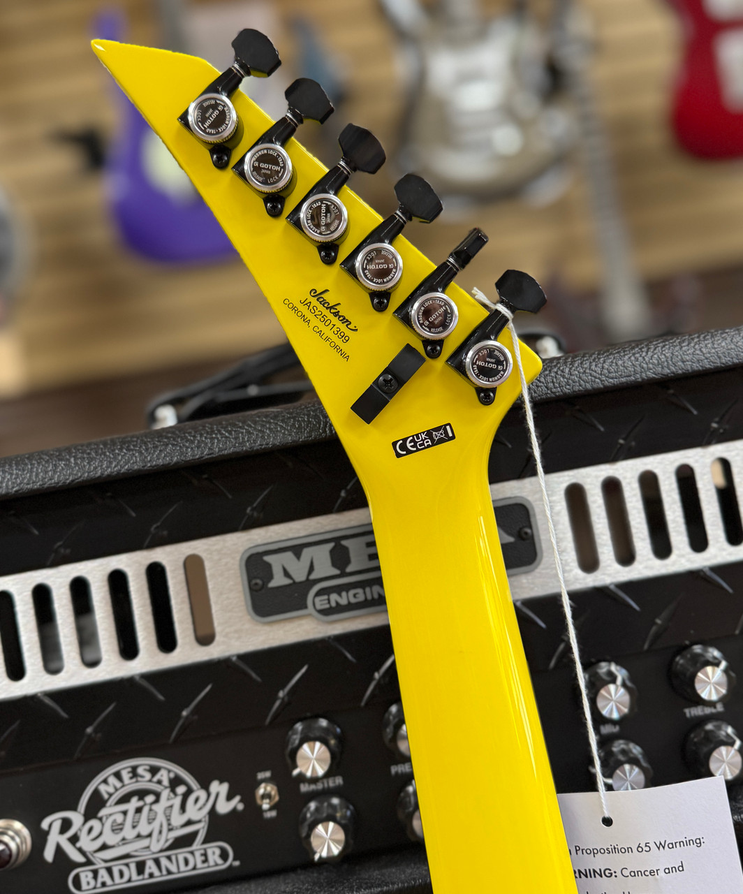 Jackson American Series Soloist SL2 DX Lemon Ice