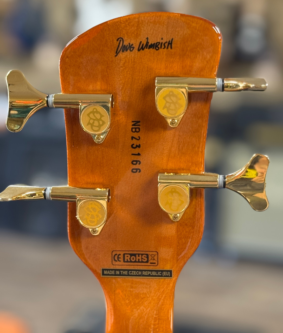 Spector Euro 4-String Doug Wimbish Bass Amber Gloss