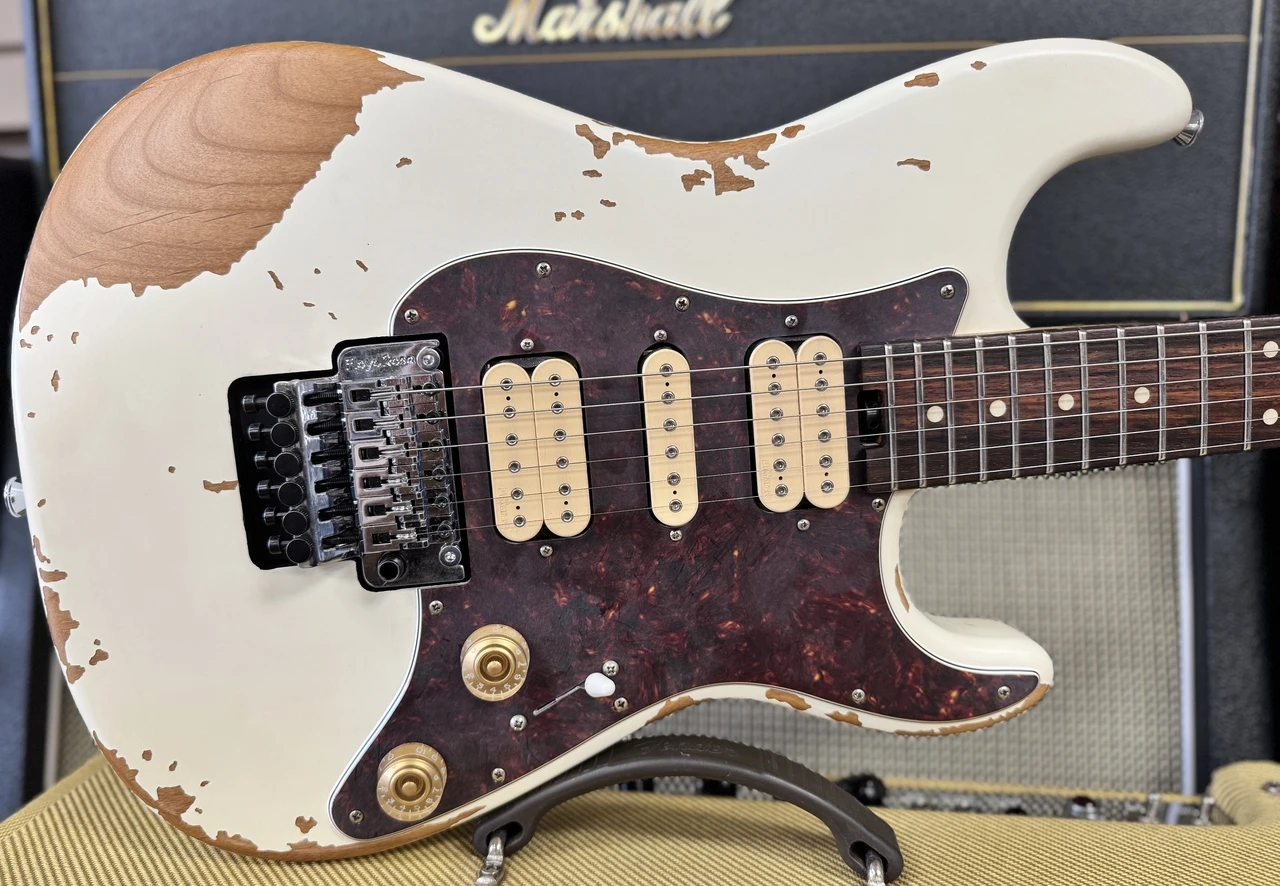 Charvel SUPER-STOCK SO CAL® STYLE 1 HSH FR RW Arctic White Relic