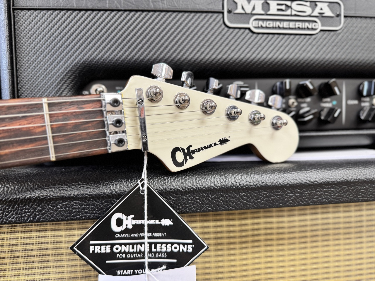 Charvel SUPER-STOCK SO CAL® STYLE 1 HSH FR RW Arctic White Relic
