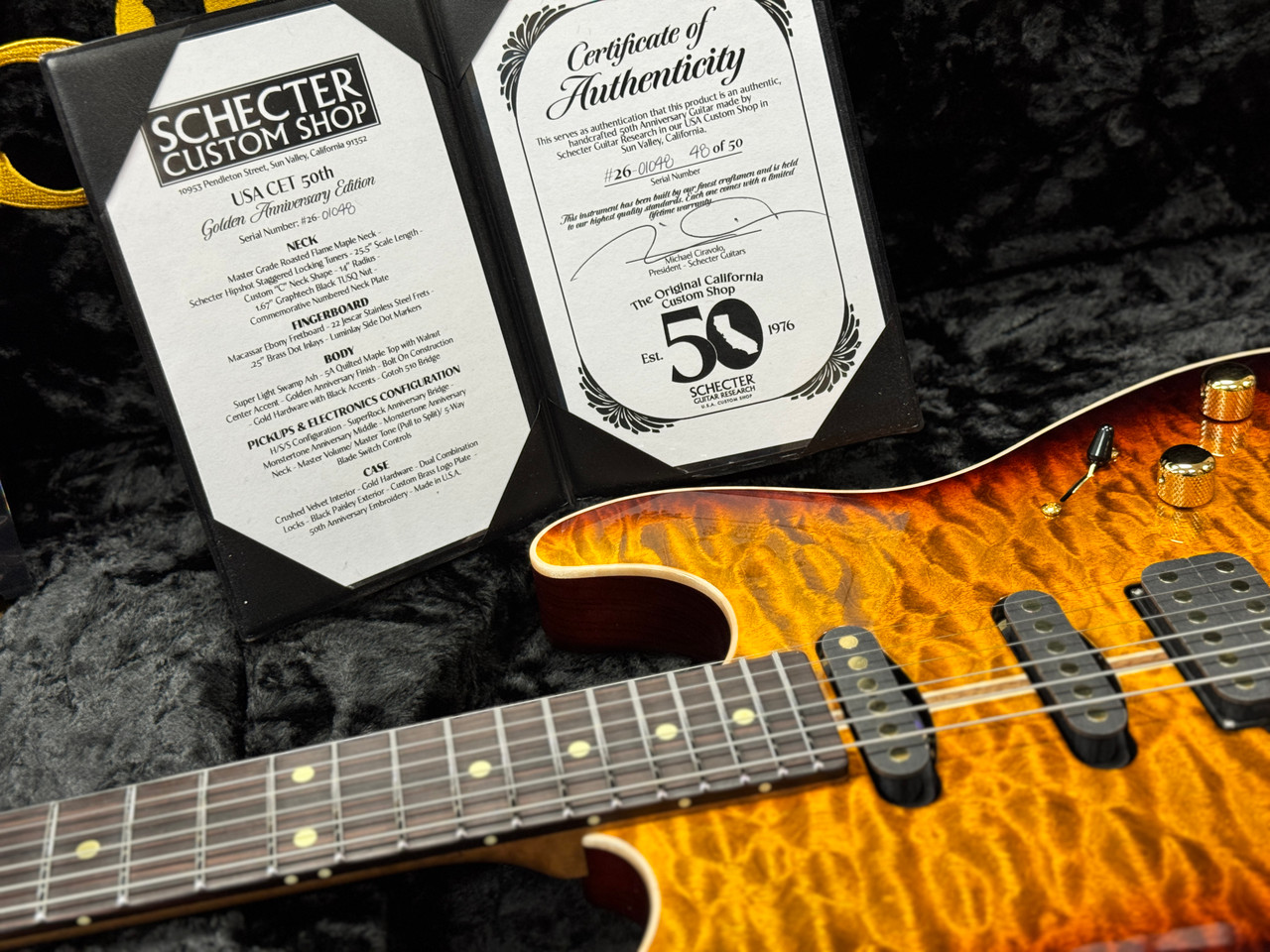 Schecter USA Custom Shop CET 50th Anniversary #48/50