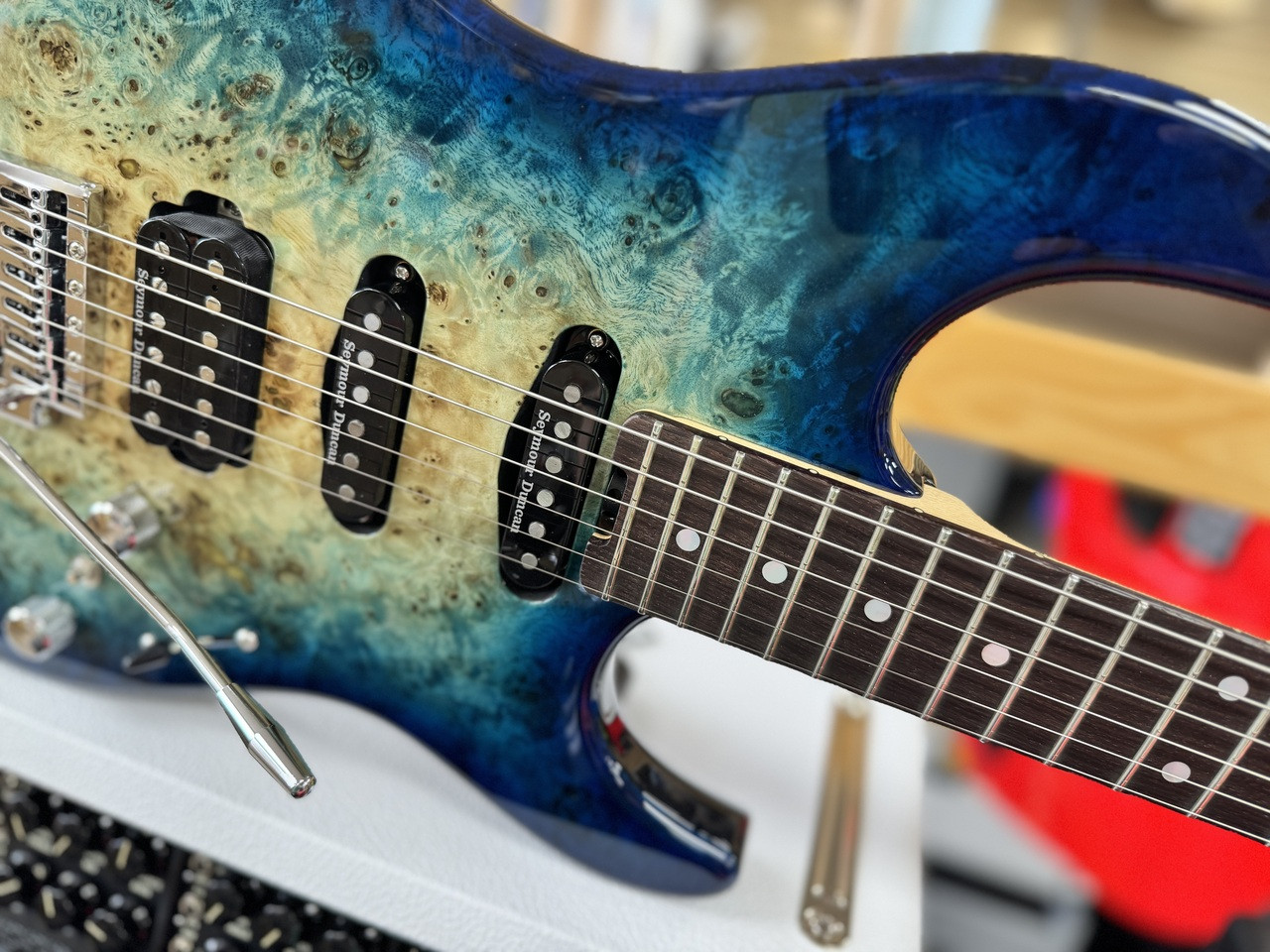 ESP Original Japan Snapper CTM Nebula Blue Burst