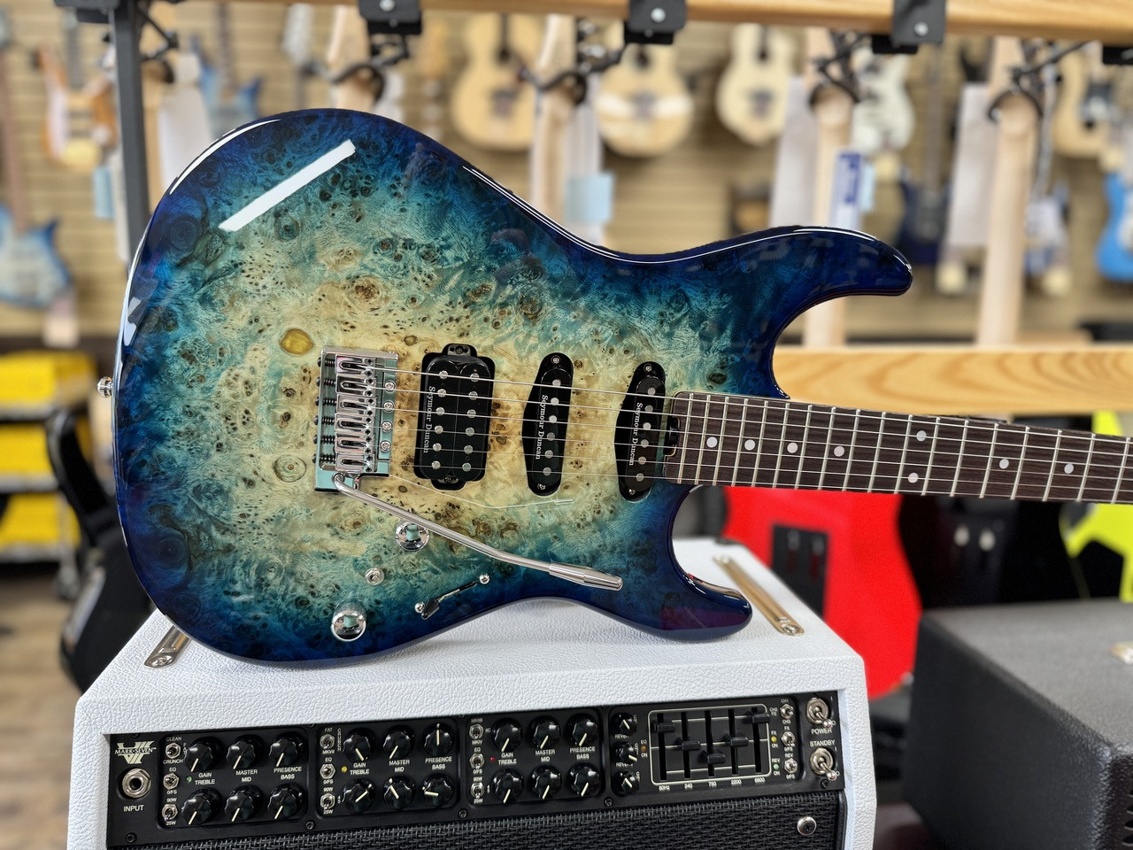 ESP Original Japan Snapper CTM Nebula Blue Burst