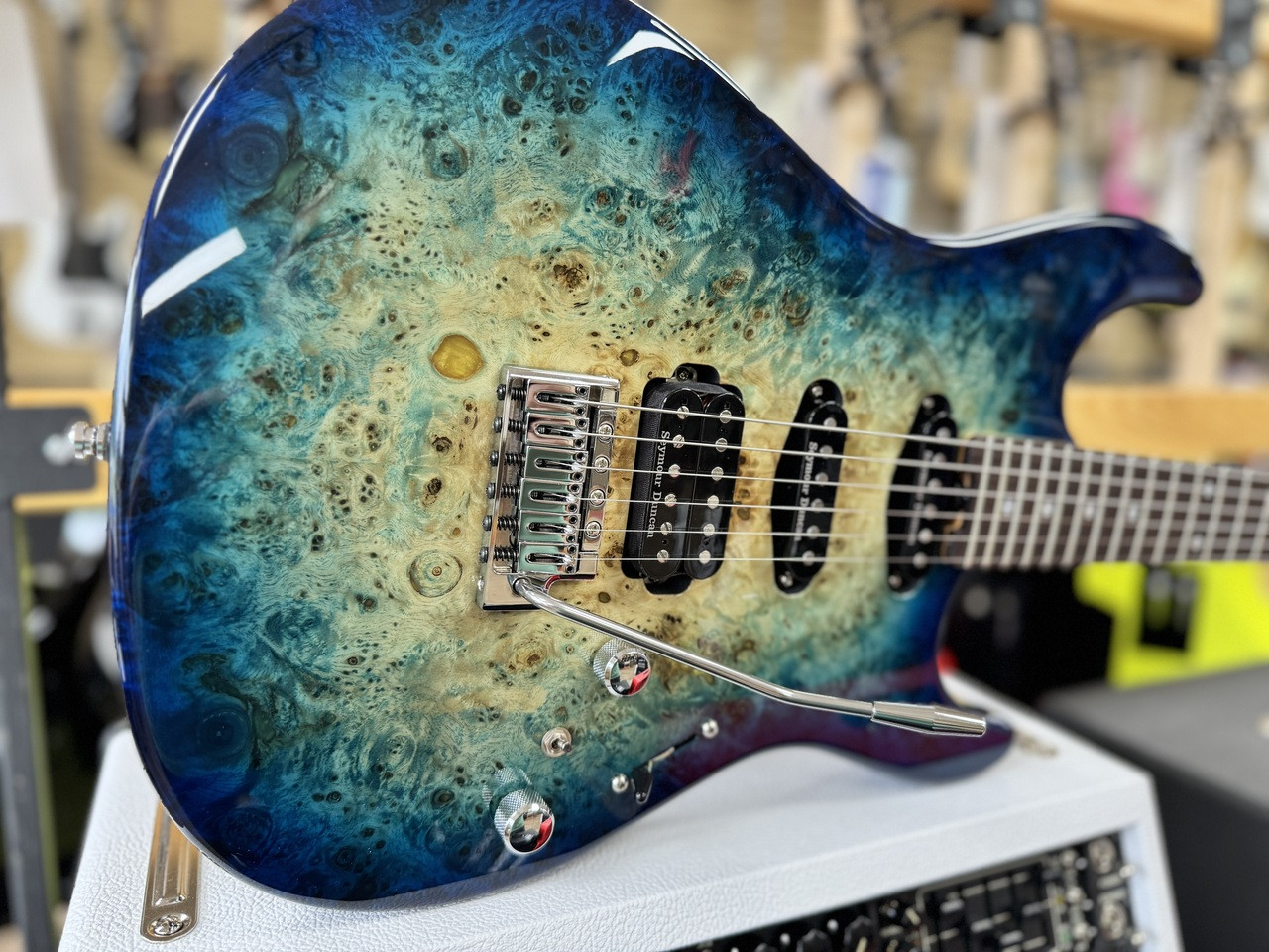 ESP Original Japan Snapper CTM Nebula Blue Burst