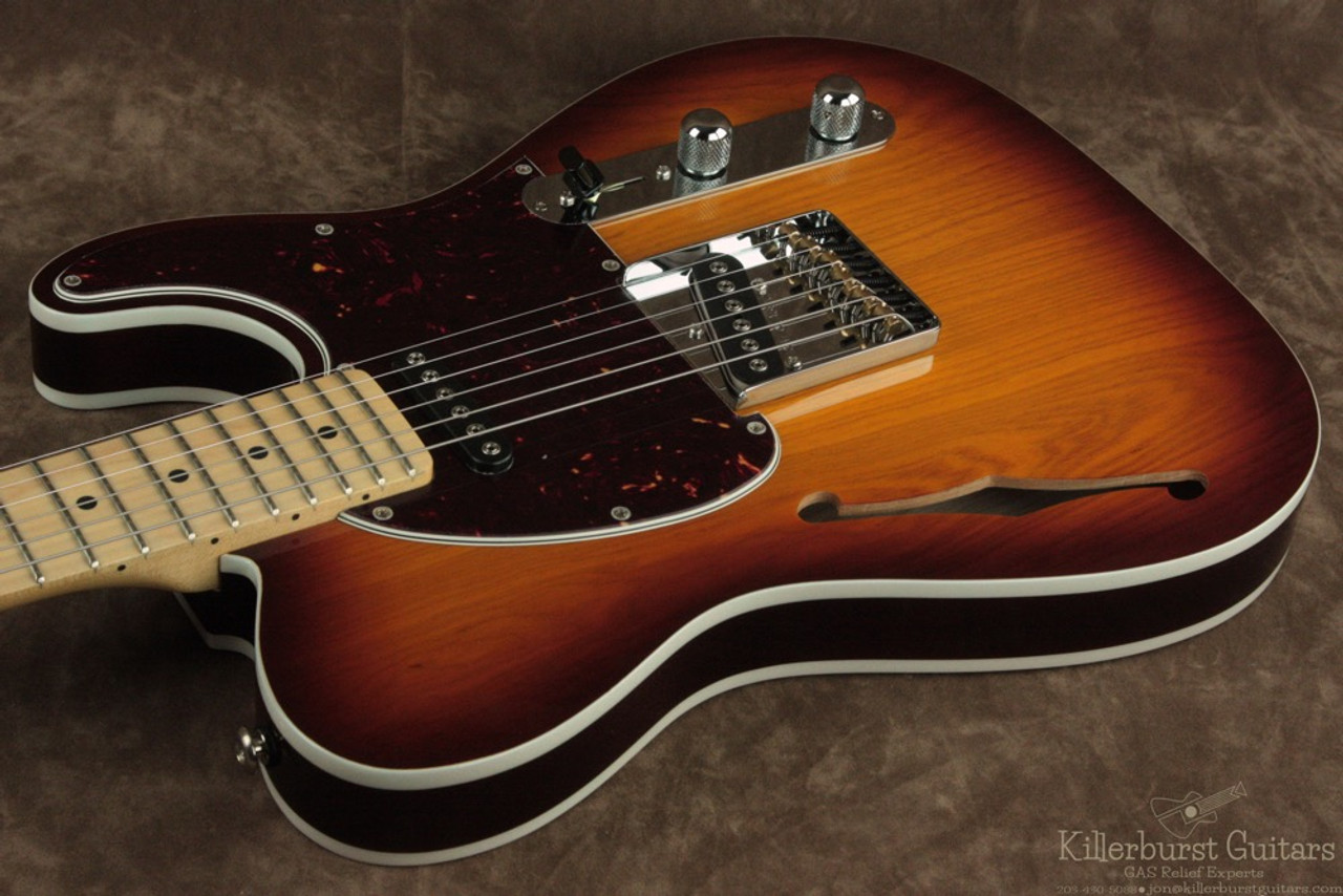 G&L ASAT Classic Semi-Hollow Old School Tobacco Burst