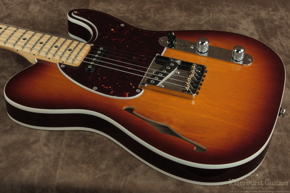 G&L ASAT Classic Semi-Hollow Old School Tobacco Burst