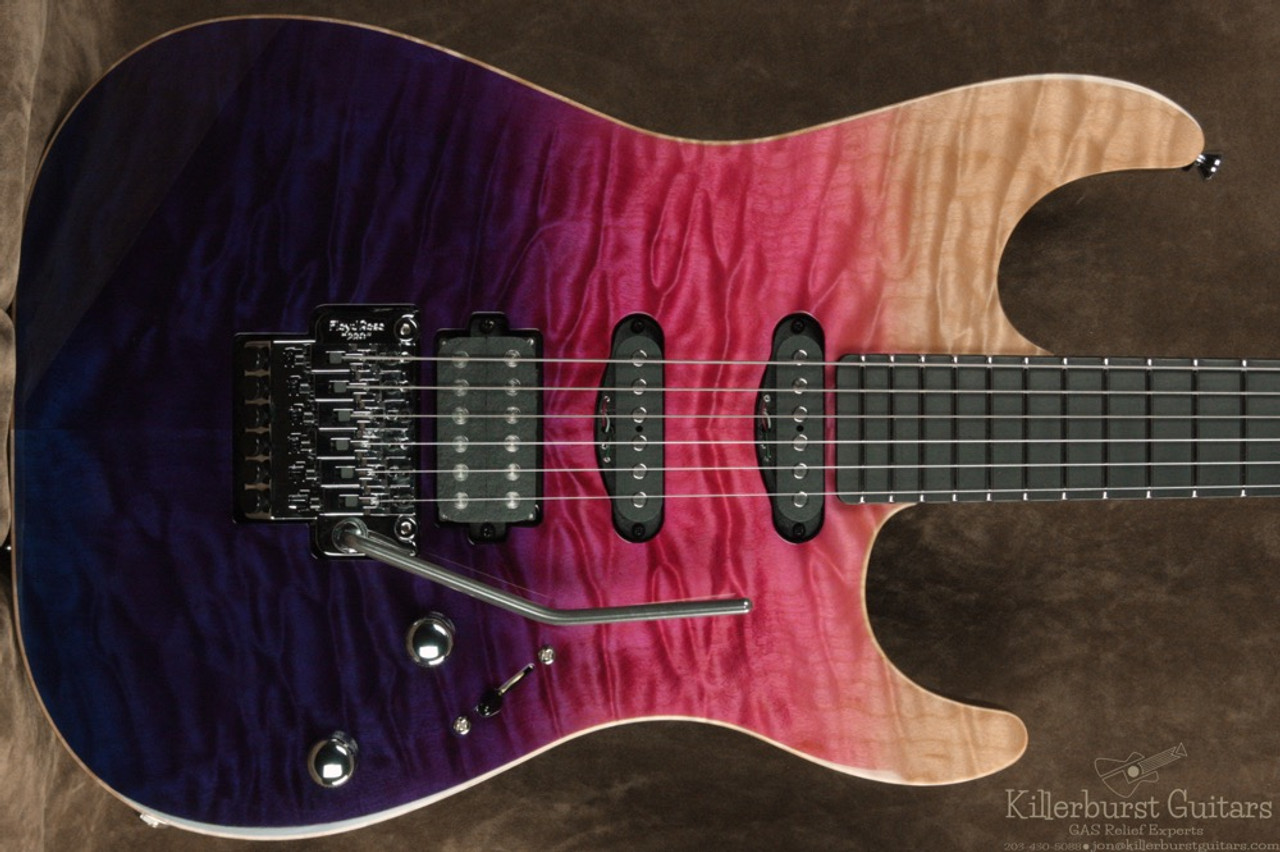 Schecter USA Sunset Custom II Purple Fade