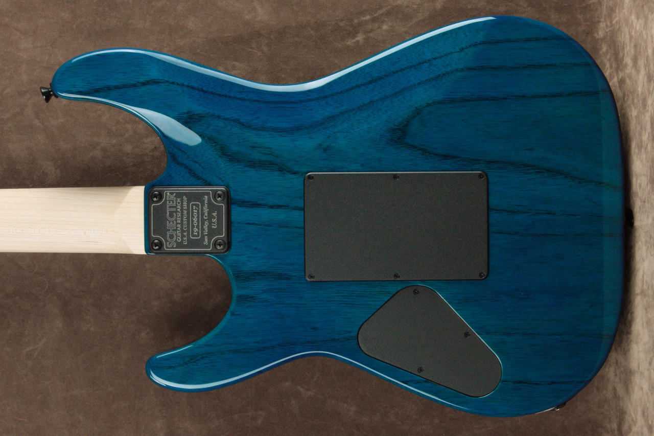 Schecter USA Custom Sunset Classic II Killerburst Spec Trans Blue