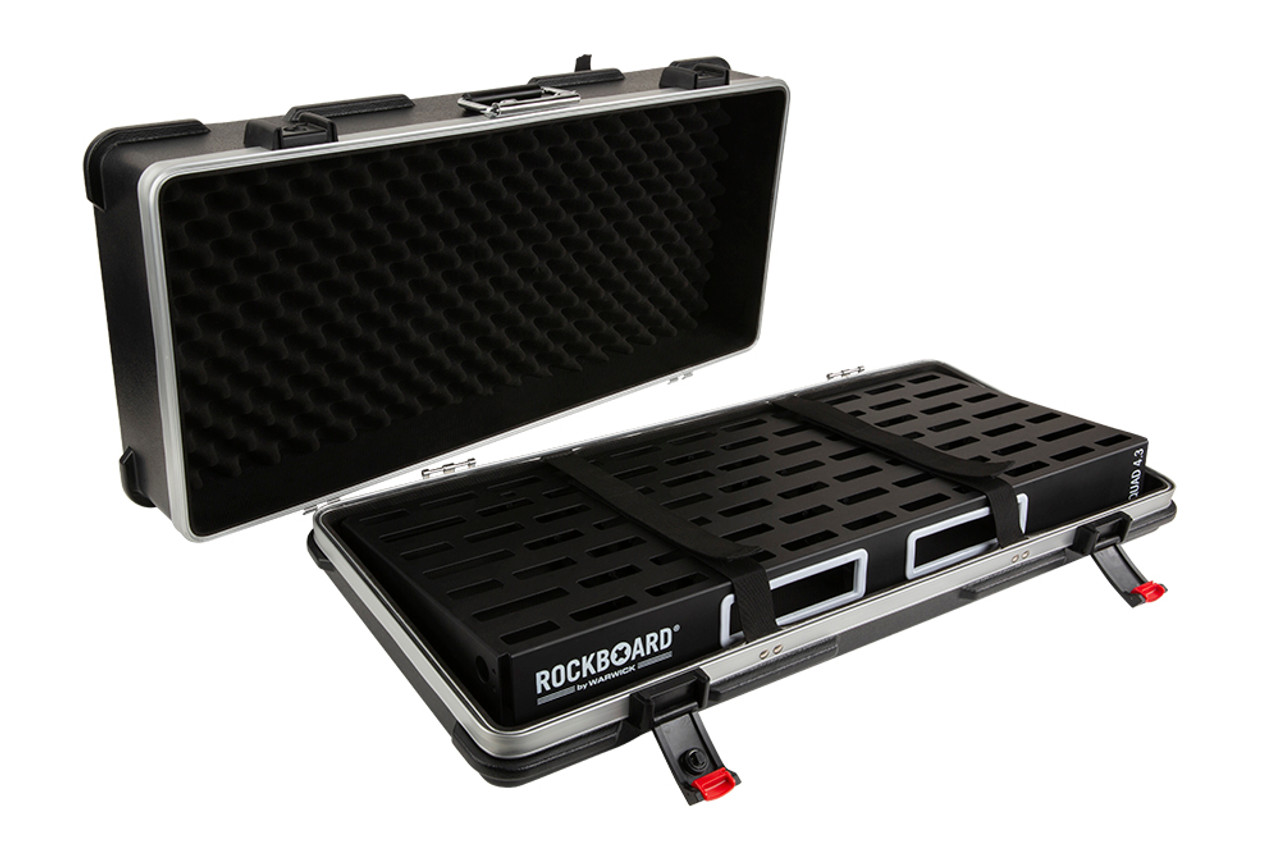RockBoard by Warwick 4.1 QUAD Pedal Board w/ Touring ABS Case