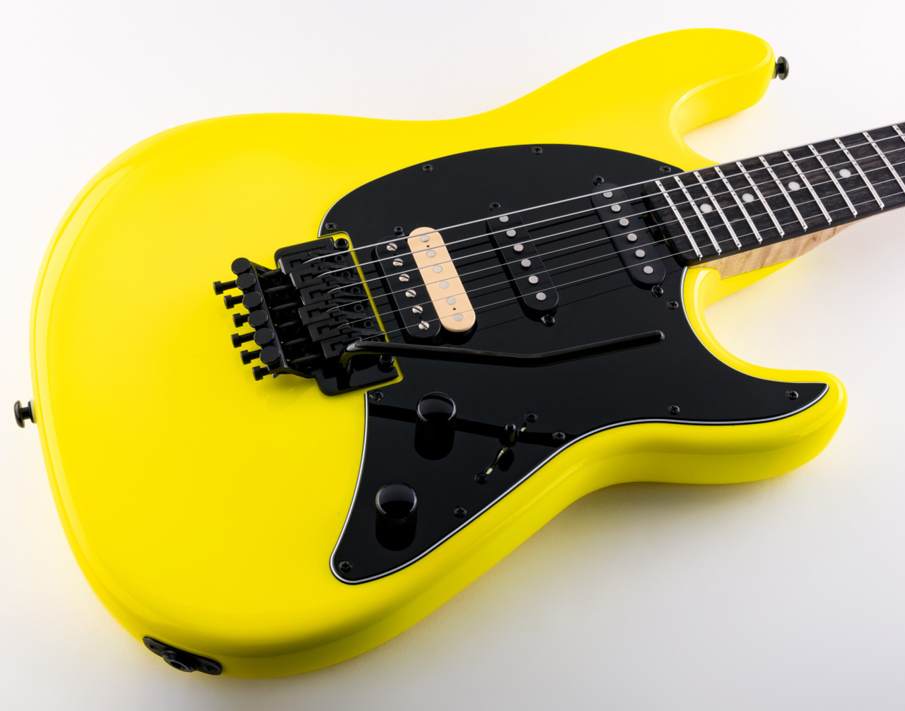 Ernie Ball Music Man BFR Cutlass Floyd Lemon Yellow