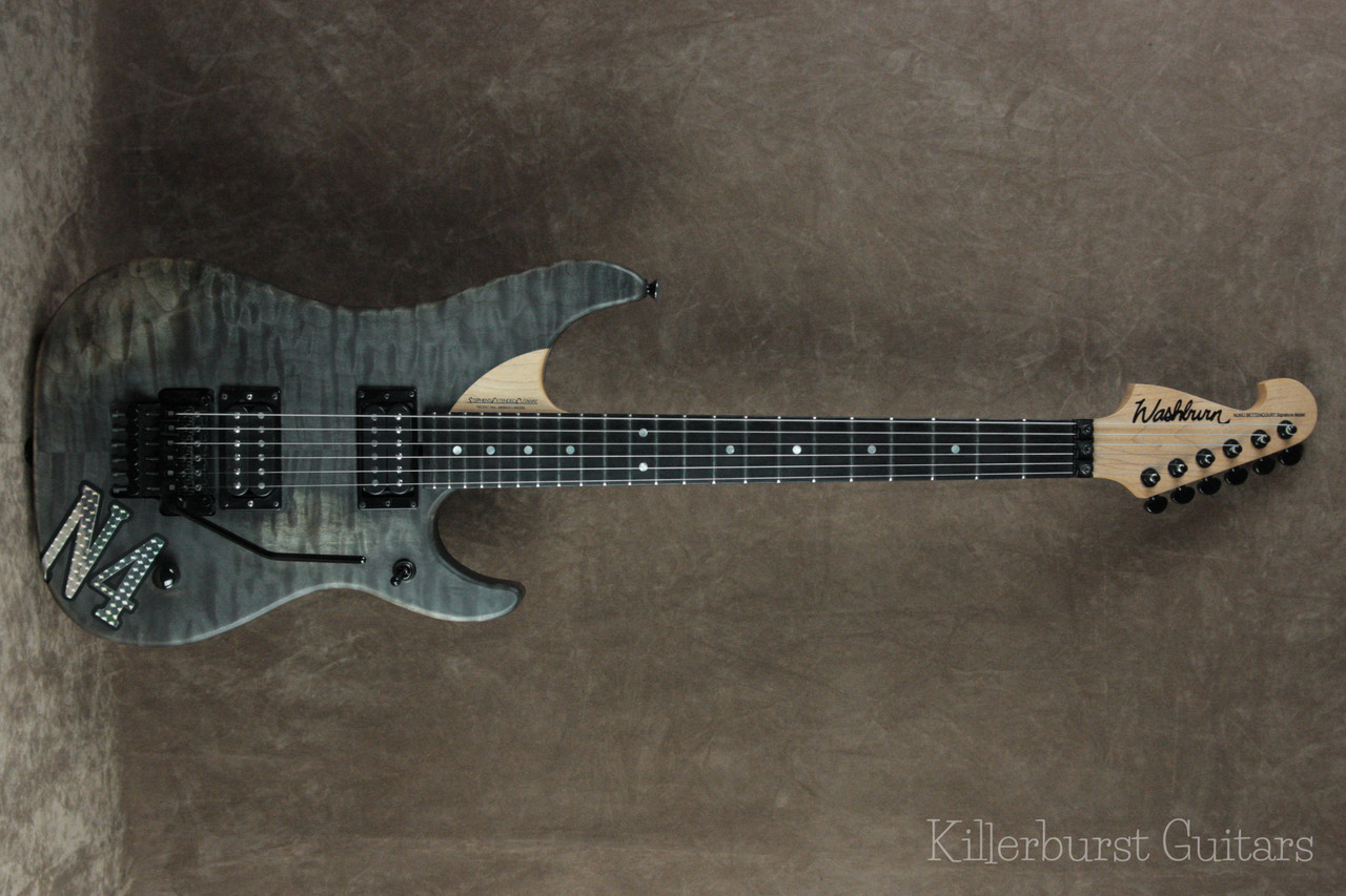 Washburn N4 Custom Black Quilt Pre-Owned