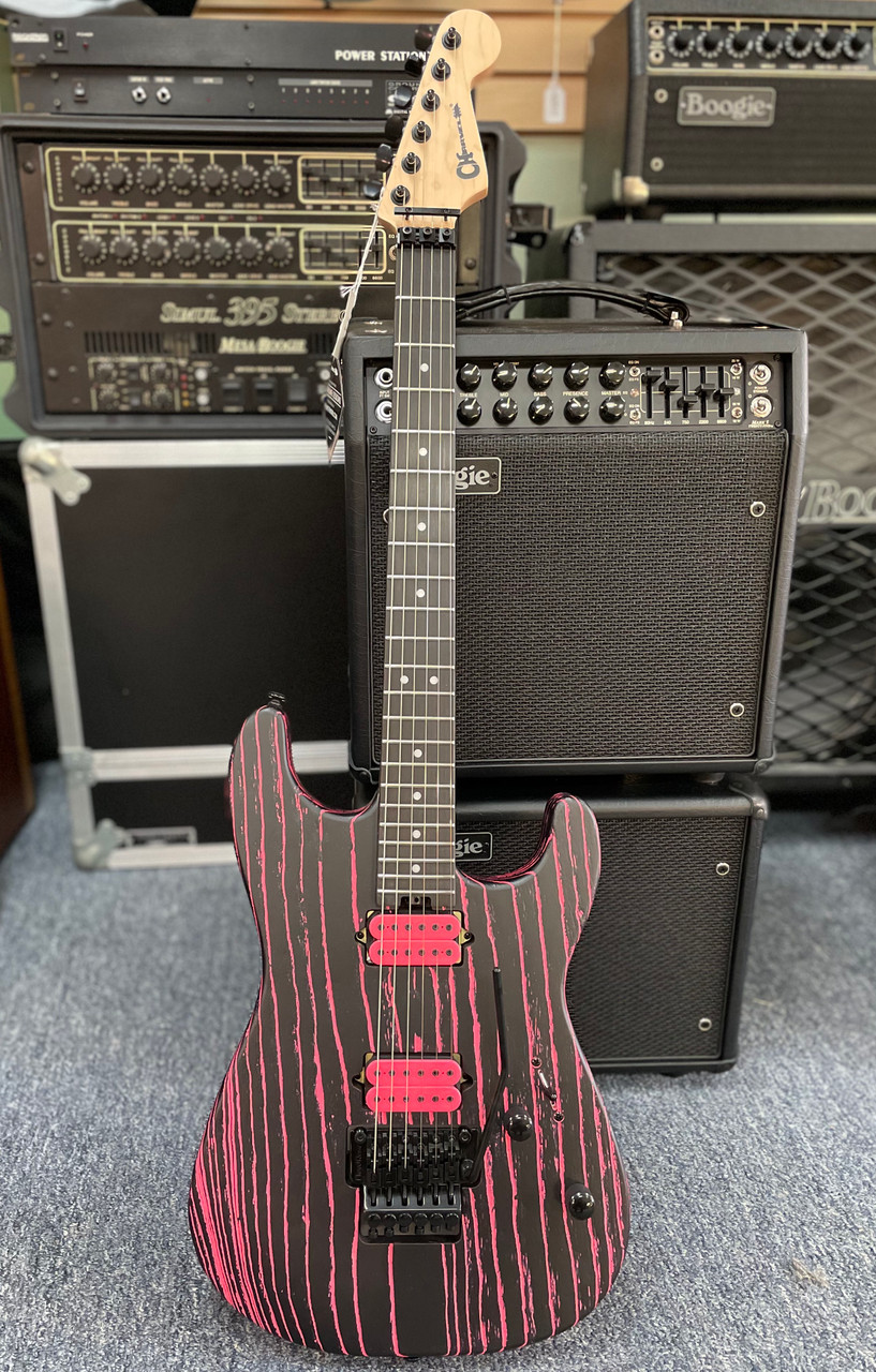 Charvel PRO-MOD SAN DIMAS STYLE 1 HH FR E ASH Neon Pink