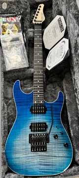 Schecter Sunset Custom II 24 HH FR Pacific Blue