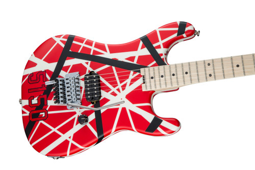 EVH Frankenstein 5150 Red Black White Striped