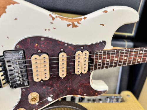 Charvel SUPER-STOCK SO CAL® STYLE 1 HSH FR RW Arctic White Relic