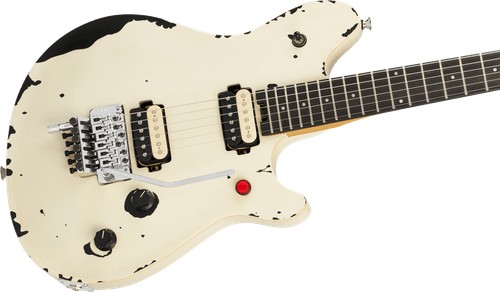 EVH LIMITED EDITION WOLFGANG® SPECIAL STRIPED SERIES, DISTRESSED IVORY