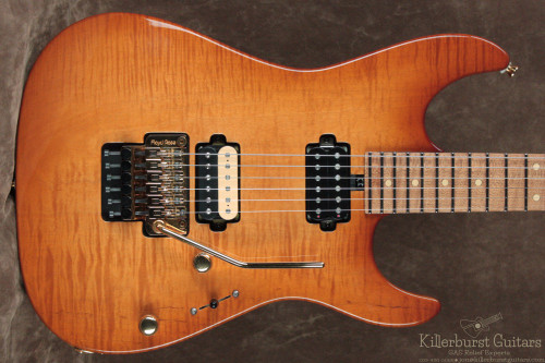 Ted Stevenson Standard Solid Flame Maple Custom Superstrat