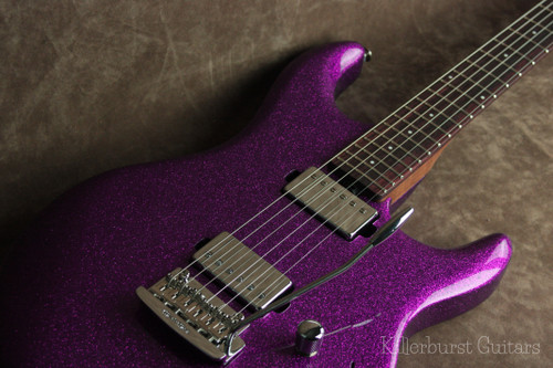 Ernie Ball Music Man Luke III HH BFR Blueberry Burst Quilt