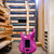 James Tyler Studio Elite Fuchsia over Antarctic Shmear Stainless Frets