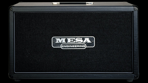 Mesa Engineering 2x12 Horizontal Rectifier Cabinet Black Bronco