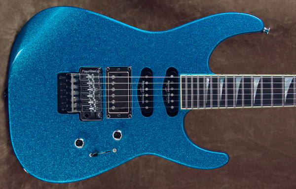 Jackson USA Custom Shop Soloist Blue Sparkle