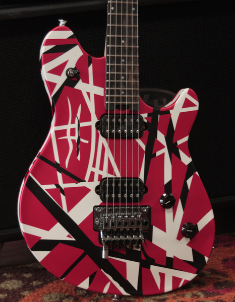 EVH Wolfgang Special Red White Black Striped
