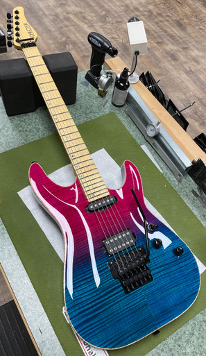 Schecter USA Sunset Classic II Bermuda Sunset