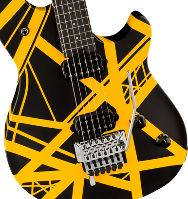 EVH Wolfgang Special Striped Black Yellow