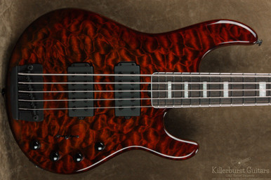 Music Man Sting Ray 5 HH BFR Giants Orange Quilt