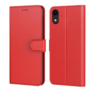 ANG PU Leather Mobile Phone Book Case (Red) - Samsung A24 ANG PU Leather Mobile Phone Book Case (Red) - Samsung A24