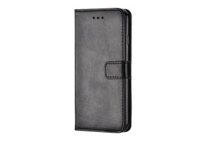 ANG PU Leather Mobile Phone Book Case (Black) - Samsung A03 Core ANG PU Leather Mobile Phone Book Case (Black) - Samsung A03 Core