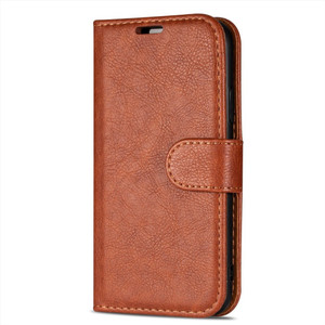 ANG PU Leather Mobile Phone Book Case (Brown) - Samsung S21 FE ANG PU Leather Mobile Phone Book Case (Brown) - Samsung S21 FE