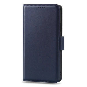 ANG PU Leather Mobile Phone Book Case (Navy Blue) - Samsung S24 FE ANG PU Leather Mobile Phone Book Case (Navy Blue) - Samsung S24 FE