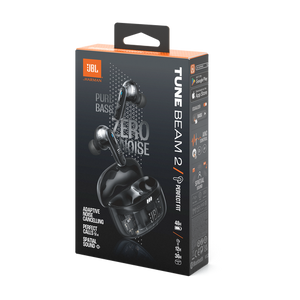 JBL Tune Beam 2 In-Ear Noise Cancelling Earbuds Ghost Edition Black JBL Tune Beam 2 In-Ear Noise Cancelling Earbuds Ghost Edition Black