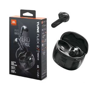 JBL Tune Flex 2 ANC 4 Mic Crisp Clear Call Earbuds Ghost Black JBL Tune Flex 2 ANC 4 Mic Crisp Clear Call Earbuds Ghost Black