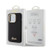 Guess iPhone 15 Pro Back cover case - Script metal logo - Black