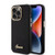 Guess iPhone 15 Pro Back cover case - Script metal logo - Black