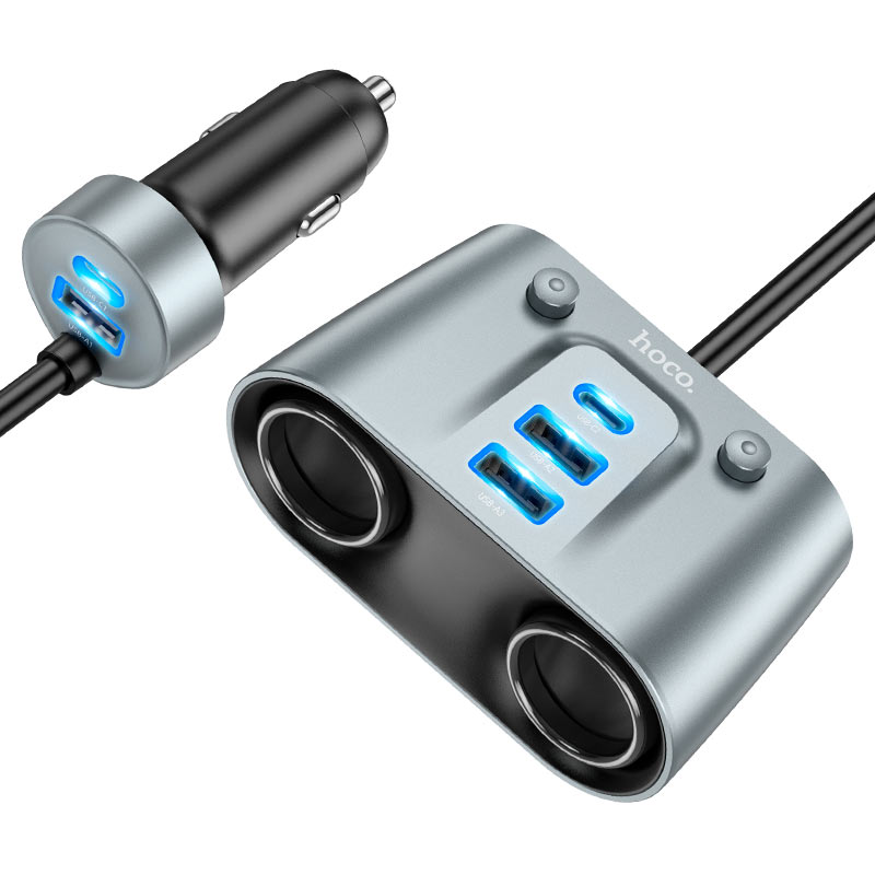 Hoco Cigarette Lighter Car Charger - PD 30W - 174W Max Hoco Cigarette Lighter Car Charger - PD 30W - 174W Max