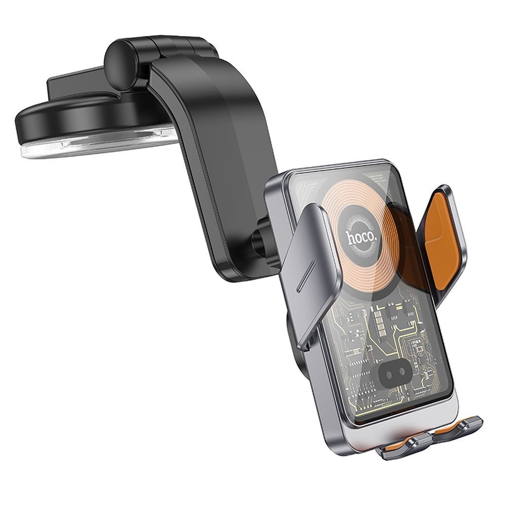 Hoco HW8 Automatic Clamping Dash & Glass Wireless Charging Phone Holder 15W Hoco HW8 Automatic Clamping Dash & Glass Wireless Charging Phone Holder 15W