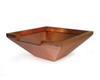 Atlantic Copper Spillway Bowl w/ Spillway - 26" Square