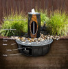 Blue Thumb Basalt Bird Bath Fountain Kit