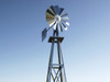 Outdoor Water Solutions Small  Backyard Windmill - Galvanized 