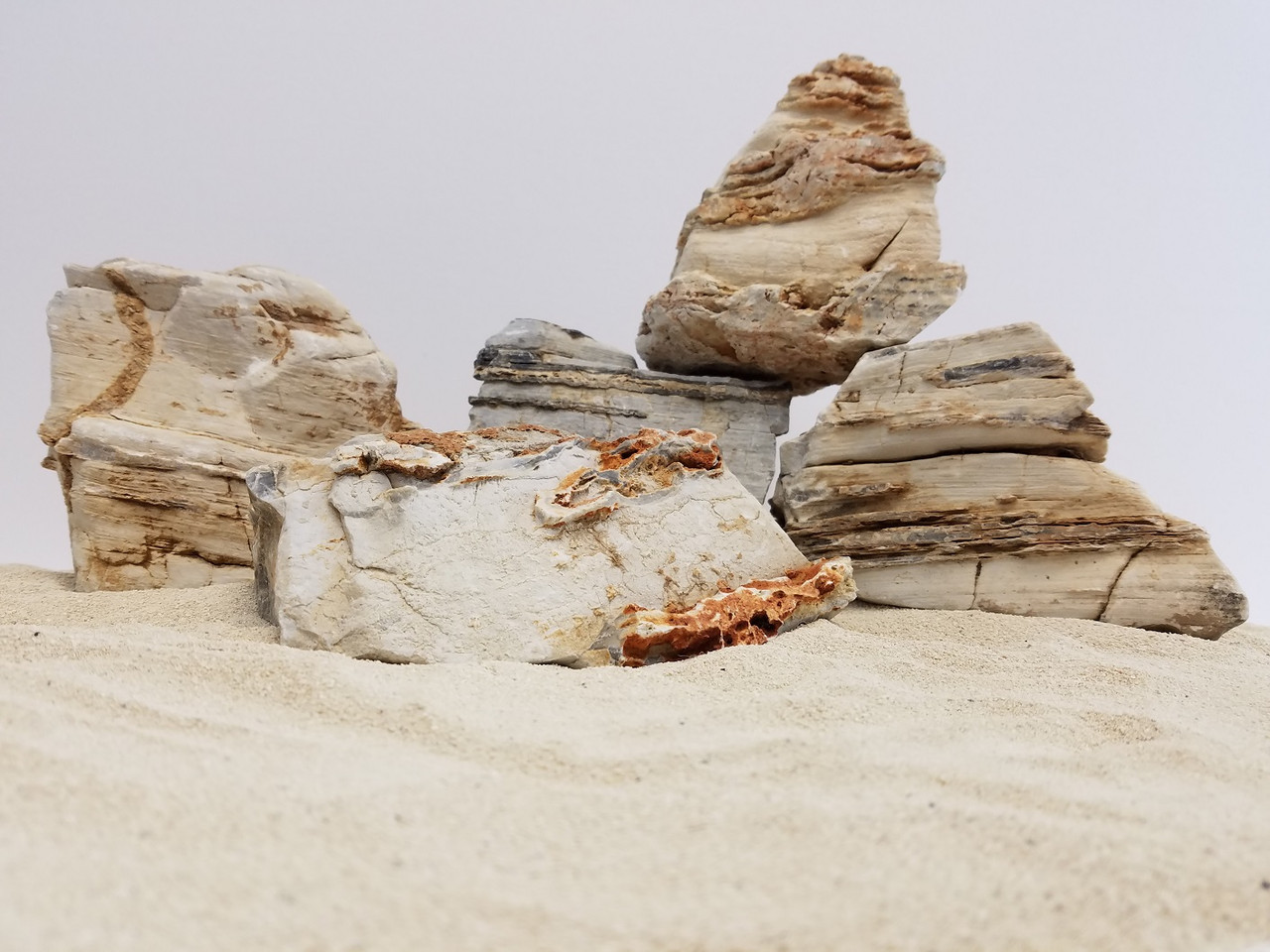 Lifegard Crema Pagoda Rock - 15 Lbs Mix Size Kit of Medium and Small Rocks