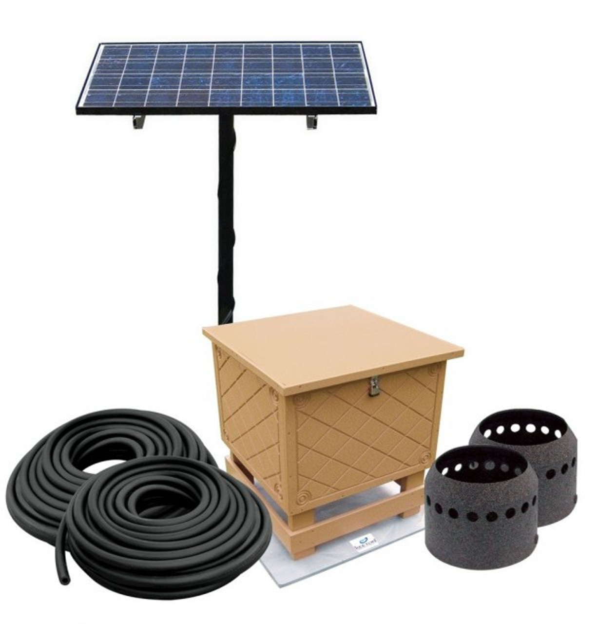 OWS SB-2B Solar Aerator w/ Battery Backup System (FREE SHIPPING