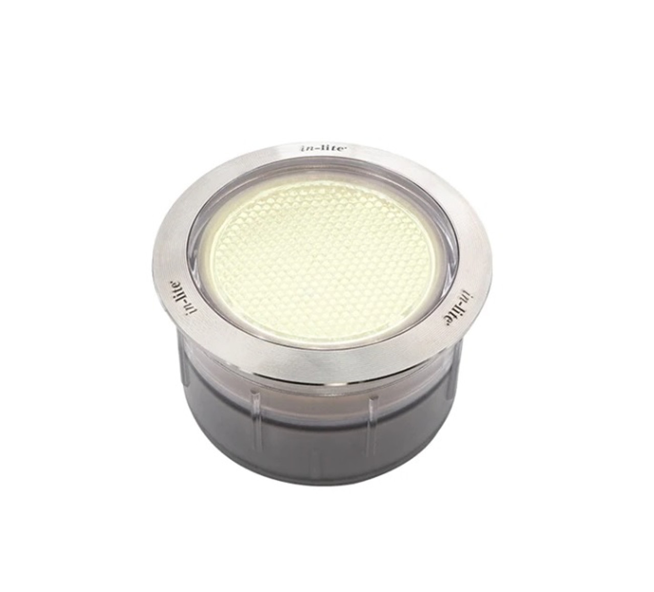 The HYVE WARM is a 60mm recessed warm white light. This fixture comes included with a stainless steel ring and is ideal for border applications, decks, patios, wall washing, pillars, retaining walls and more.