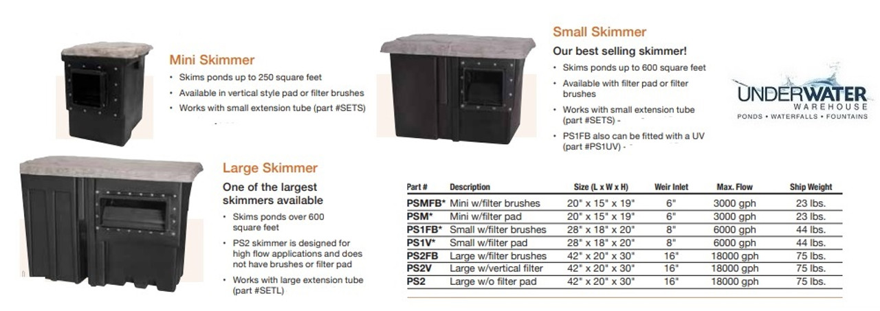 EasyPro Pro-Series Small Skimmer (FREE SHIPPING)