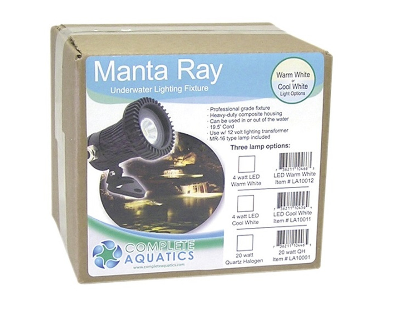 Complete Aquatics Manta Ray Halogen Lights