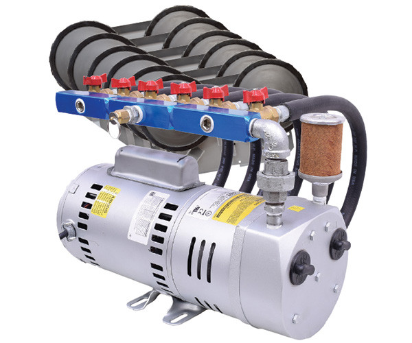 Gast Rotary Vane Air Compressor Kit 