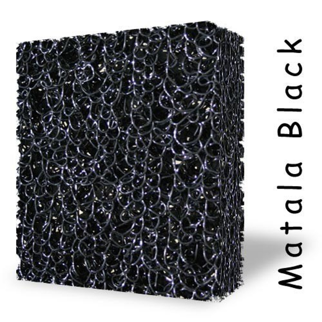 Matala Low Density Black Filter Media - Half Sheet - 24 x 39 x 1.5-in.
