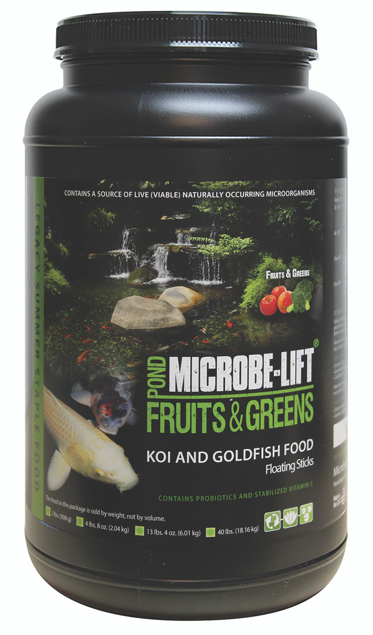 Microbe-Lift Fruits and Greens Stick Food - 4.8 lbs.
